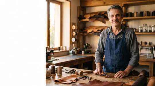 Artisan dans son atelier, symbole de la protection apportée par les garanties d'assurance professionnelle
